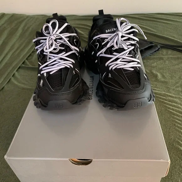 Balenciaga | Shoes | Balenciaga Track Black Sneakers Size 38